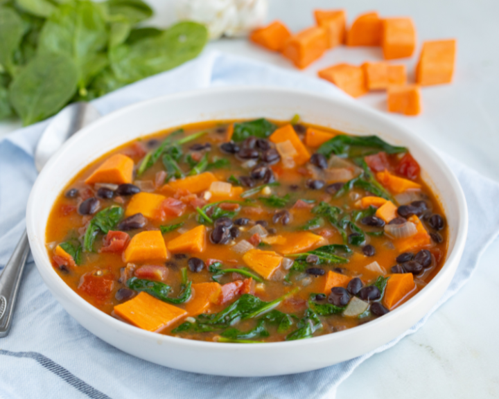 Sweet Potato and Black Bean Soup